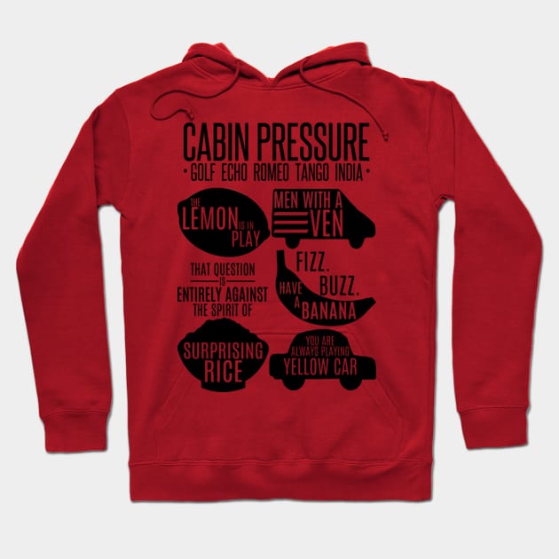 Cabin Pressure Moments Hoodie by detectivestories